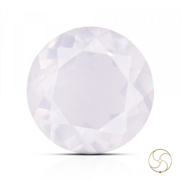 Image of 03.10 and 03.90 Carats Rose Quartz Gemstone With Silver Ring Or Pendant - गुलाबी स्फटिक