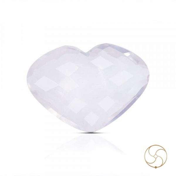 Image of 10.60 and 11.70 Carats Rose Quartz Gemstone With Silver Ring Or Pendant - गुलाबी स्फटिक