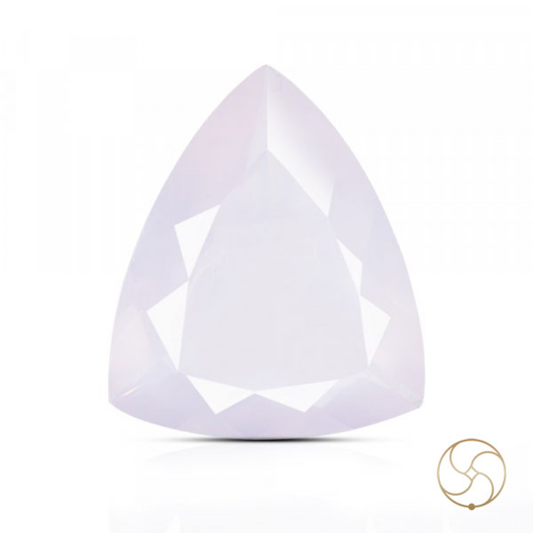 Image of 07.40 Carats Rose Quartz Gemstone With Silver Ring Or Pendant - गुलाबी स्फटिक