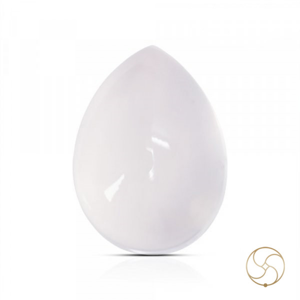 Image of 19.30 Carats to 27.40 Carats Rose Quartz Cabochon Gemstone With Silver Ring Or Pendant - गुलाबी स्फटिक