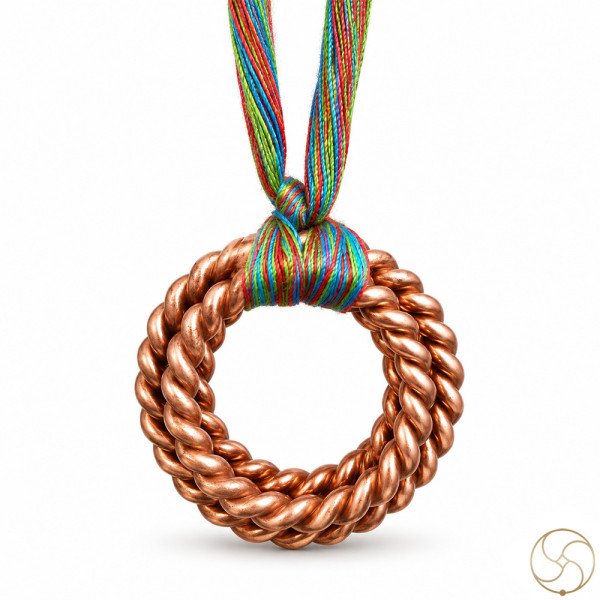 Image of 99.9% Nepaliya Copper Tensor Triple Cubit Pendant