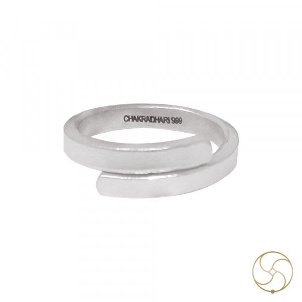 Image of 99.9% Silver Hand Thumb Ring - चाँदी अंगूठा छल्ला (अंगुठी)  (6gm)