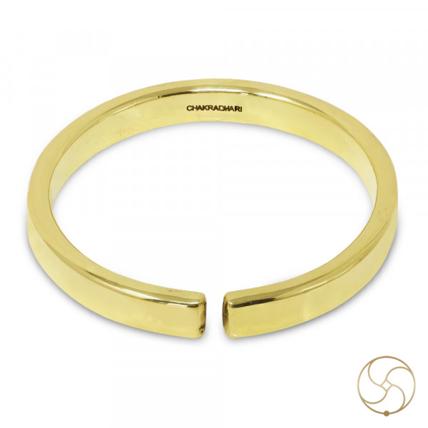 Image of Ritika Brass Gents Flat Bangle  -  रितिका पीतल पुरुष चपटा कड़ा (62gm)