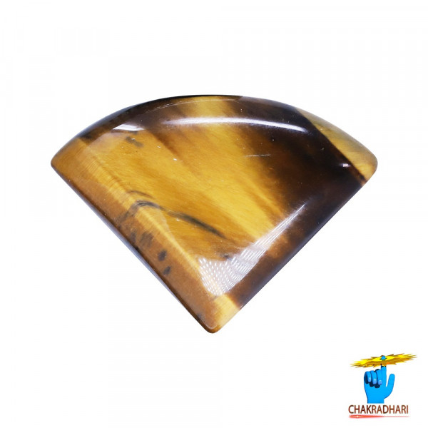 Image of 8.1 Carat Tiger Eye Gemstone With Ring or Pendant -टाइगर ऑय