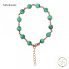 Pure Copper Malachite Bracelet For Male And Female -  शुद्ध तांबा  दाना फिरंग वलय  स्त्री पुरुष हेतु