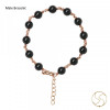 Pure Copper Black Tourmaline Bracelet For Male And Female -  शुद्ध तांबा काला वैक्रांत वलय स्त्री पुरुष हेतु