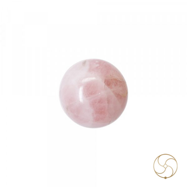 Image of Sphere Rose Quartz Crystal Ball (1009GM) - गोलाकार गुलाब क्वार्ट्ज क्रिस्टल गेंद (1009ग्राम)