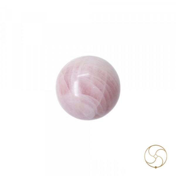 Image of Sphere Rose Quartz Crystal Ball (943GM) - गोलाकार गुलाब क्वार्ट्ज क्रिस्टल गेंद (943ग्राम)