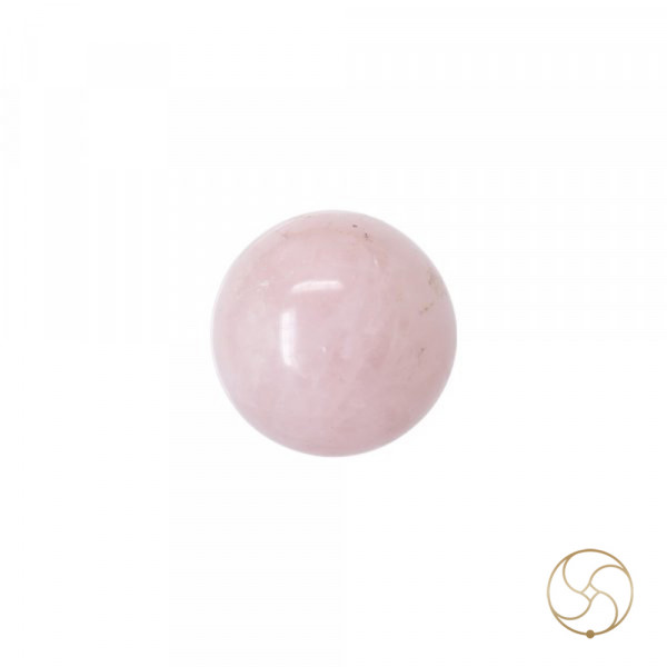 Image of Sphere Rose Quartz Crystal Ball (922GM) - गोलाकार गुलाब क्वार्ट्ज क्रिस्टल गेंद (922ग्राम)