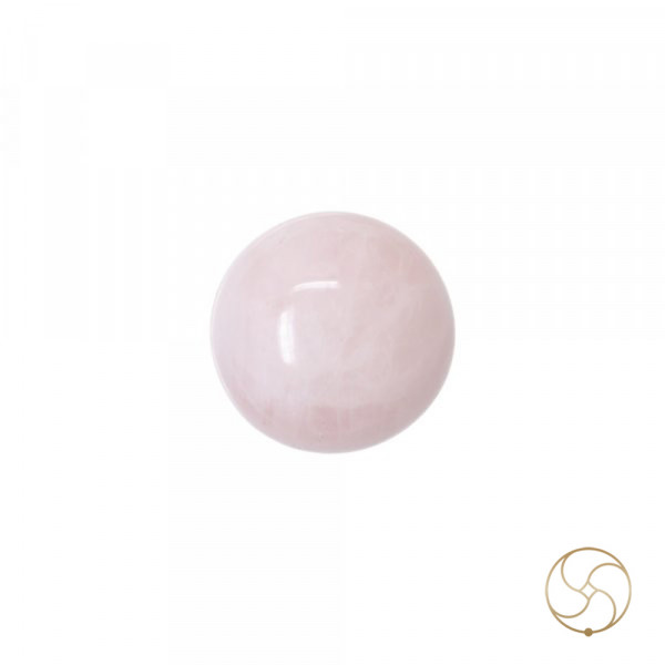 Image of Sphere Rose Quartz Crystal Ball (767GM) - गोलाकार गुलाब क्वार्ट्ज क्रिस्टल गेंद (767ग्राम)