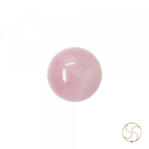 Image of Sphere Rose Quartz Crystal Ball (586GM) - गोलाकार गुलाब क्वार्ट्ज क्रिस्टल गेंद (586ग्राम)