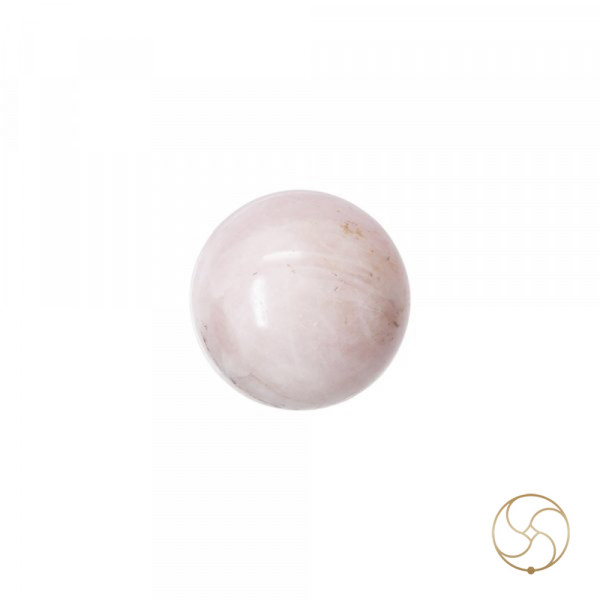Image of Sphere Rose Quartz Crystal Ball (510GM) - गोलाकार गुलाब क्वार्ट्ज क्रिस्टल गेंद (510ग्राम)