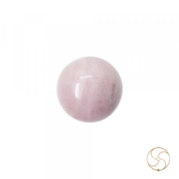 Image of Sphere Rose Quartz Crystal Ball (481GM) - गोलाकार गुलाब क्वार्ट्ज क्रिस्टल गेंद (481ग्राम)