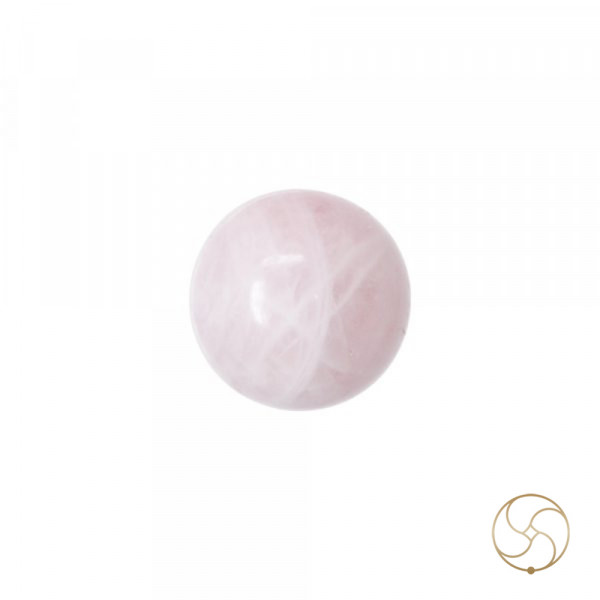 Image of Sphere Rose Quartz Crystal Ball (477GM) - गोलाकार गुलाब क्वार्ट्ज क्रिस्टल गेंद (477ग्राम)