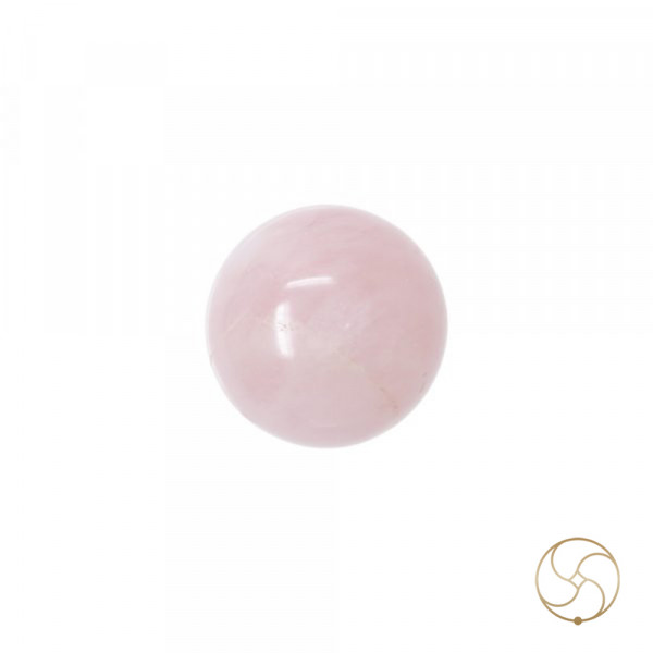 Image of Sphere Rose Quartz Crystal Ball (393GM) - गोलाकार गुलाब क्वार्ट्ज क्रिस्टल गेंद (393ग्राम)