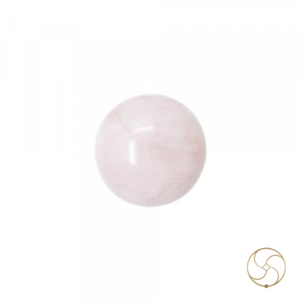 Image of Sphere Rose Quartz Crystal Ball (389GM) - गोलाकार गुलाब क्वार्ट्ज क्रिस्टल गेंद (389ग्राम)