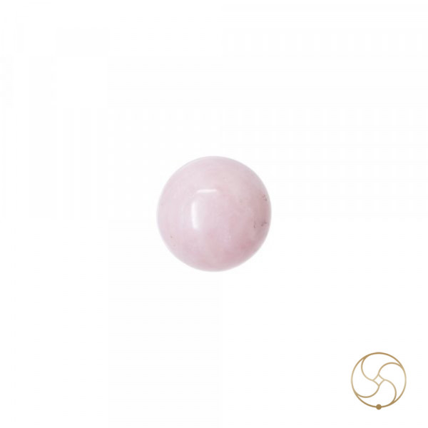 Image of Sphere Rose Quartz Crystal Ball (344GM) - गोलाकार गुलाब क्वार्ट्ज क्रिस्टल गेंद (344ग्राम)