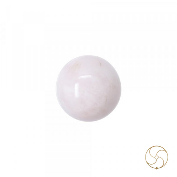 Image of Sphere Rose Quartz Crystal Ball (325GM) - गोलाकार गुलाब क्वार्ट्ज क्रिस्टल गेंद (325ग्राम)