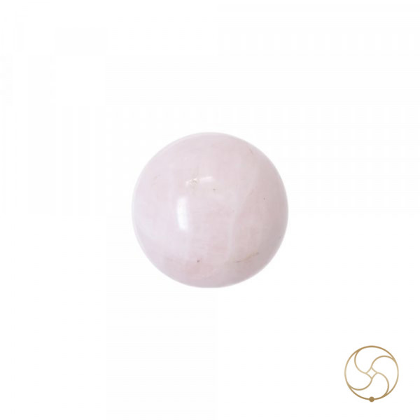 Image of Sphere Rose Quartz Crystal Ball (278GM) - गोलाकार गुलाब क्वार्ट्ज क्रिस्टल गेंद (278ग्राम)
