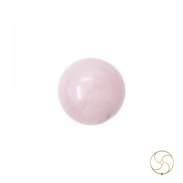 Image of Sphere Rose Quartz Crystal Ball (277GM) - गोलाकार गुलाब क्वार्ट्ज क्रिस्टल गेंद (277ग्राम)