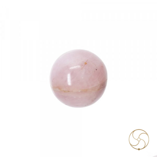 Image of Sphere Rose Quartz Crystal Ball (270GM) - गोलाकार गुलाब क्वार्ट्ज क्रिस्टल गेंद (270ग्राम)