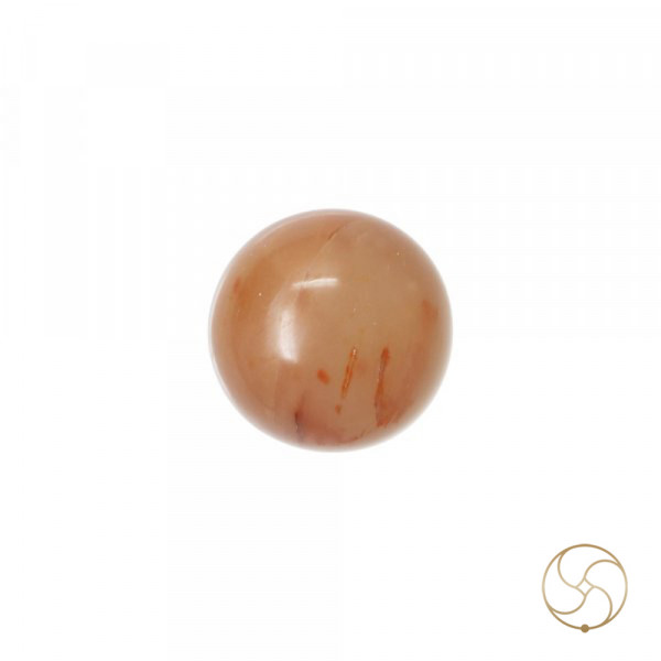 Image of Sphere Rose Quartz Crystal Ball (218GM) - गोलाकार गुलाब क्वार्ट्ज क्रिस्टल गेंद (218ग्राम)
