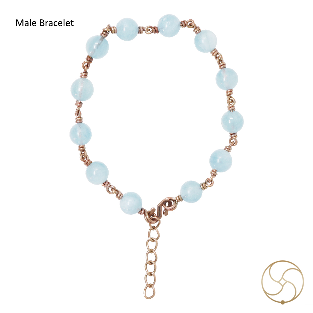 Nepaliya Copper Aquamarine Bracelet