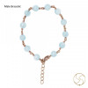 Pure Copper  Aquamarine Bracelet For Male And Female -  शुद्ध तांबा बेरूज वलय स्त्री पुरुष हेतु