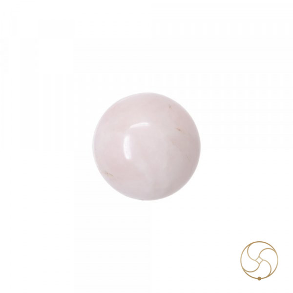 Image of Sphere Rose Quartz Crystal Ball (187GM) - गोलाकार गुलाब क्वार्ट्ज क्रिस्टल गेंद (187 ग्राम)