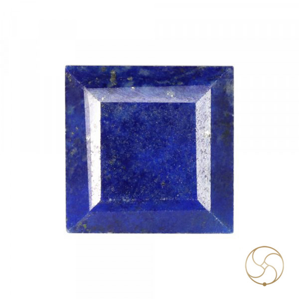 Image of 11.15 Carats Square Lapis Lazuli Gemstone With Silver Ring Or Pendant –  वर्ग लाजवर्त रत्न