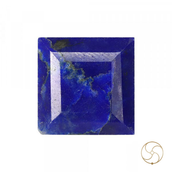 Image of 10.20 Carats Square Lapis Lazuli Gemstone With Silver Ring Or Pendant – वर्ग लाजवर्त रत्न