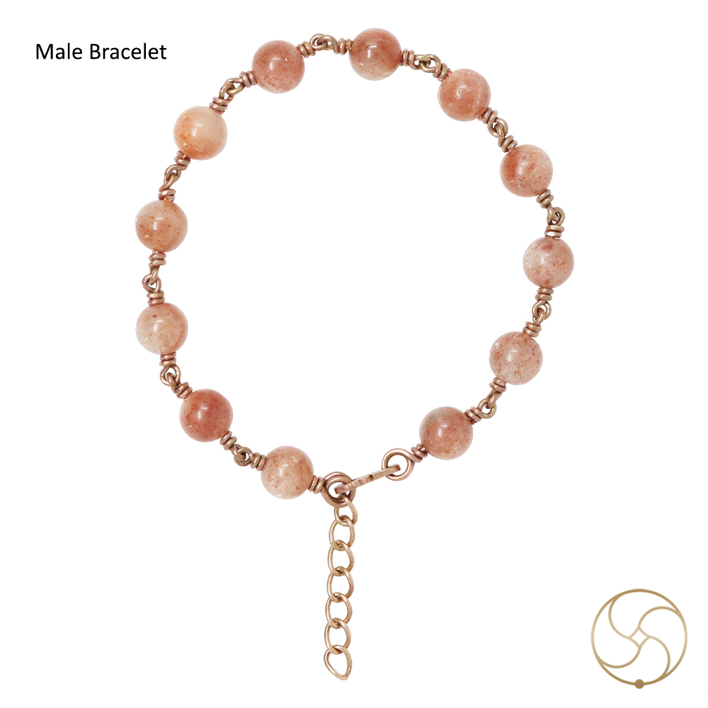 Nepaliya Copper Sun Stone Bracelet