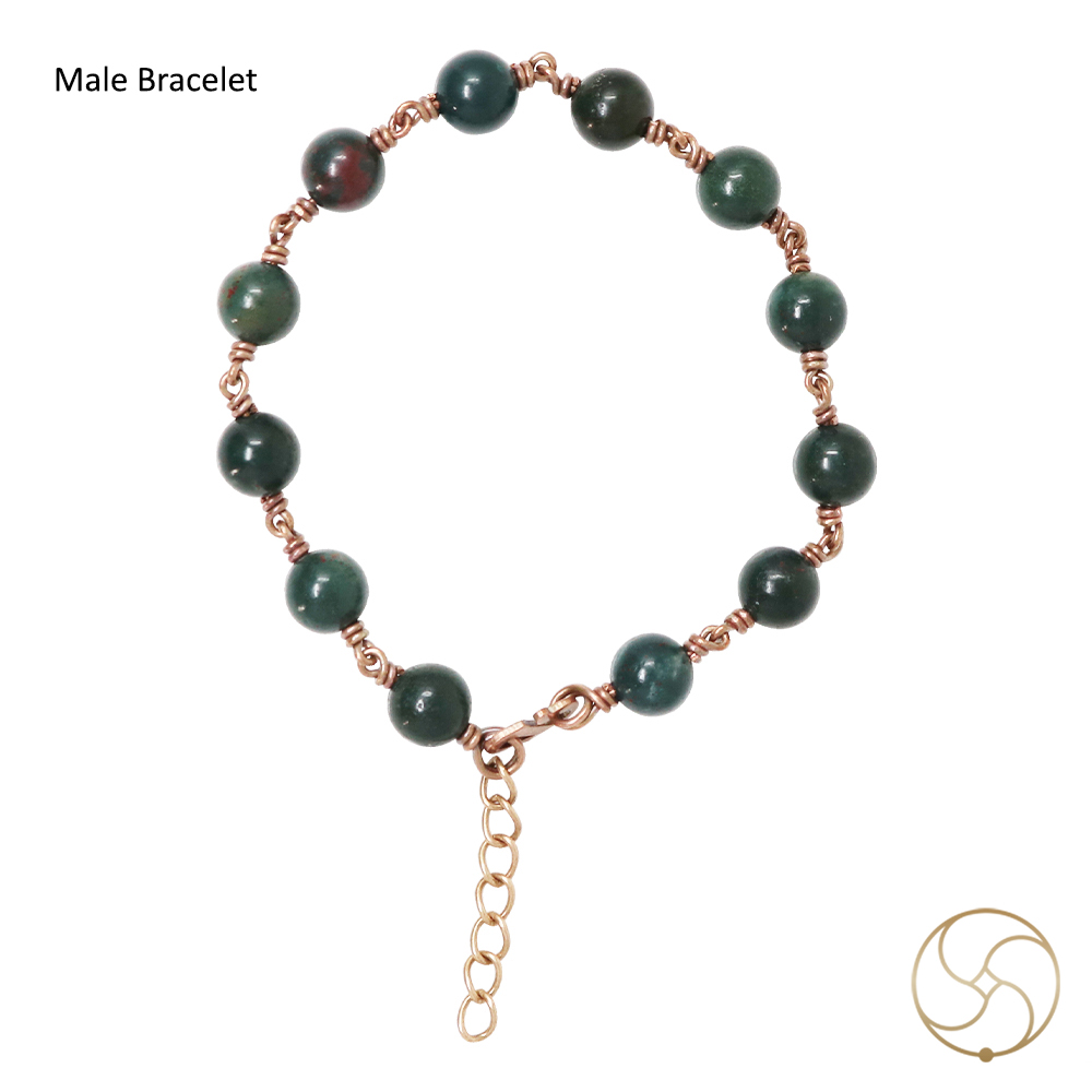 Nepaliya Copper Blood Stone Bracelet