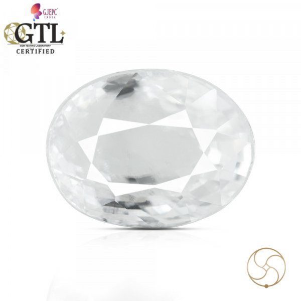 Image of 11.25 Carats Natural Zircon Gemstone With Silver Ring Or Pendant - प्राकृतिक जरकन