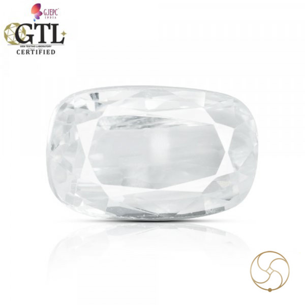 Image of 09.52 Carats Natural Zircon Gemstone With Silver Ring Or Pendant - प्राकृतिक जरकन
