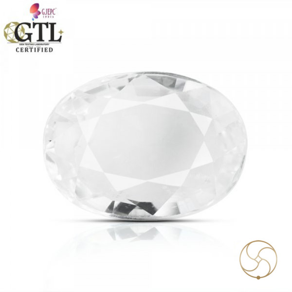 Image of 09.40 Carats Natural Zircon Gemstone With Silver Ring Or Pendant - प्राकृतिक जरकन
