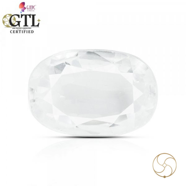 Image of 09.22 Carats Natural Zircon Gemstone With Silver Ring Or Pendant - प्राकृतिक जरकन