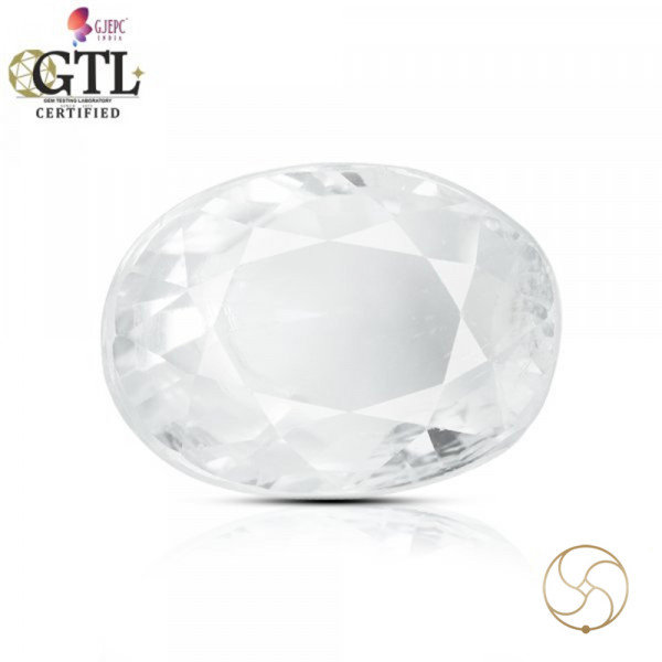 Image of 08.45 Carats Natural Zircon Gemstone With Silver Ring Or Pendant - प्राकृतिक जरकन