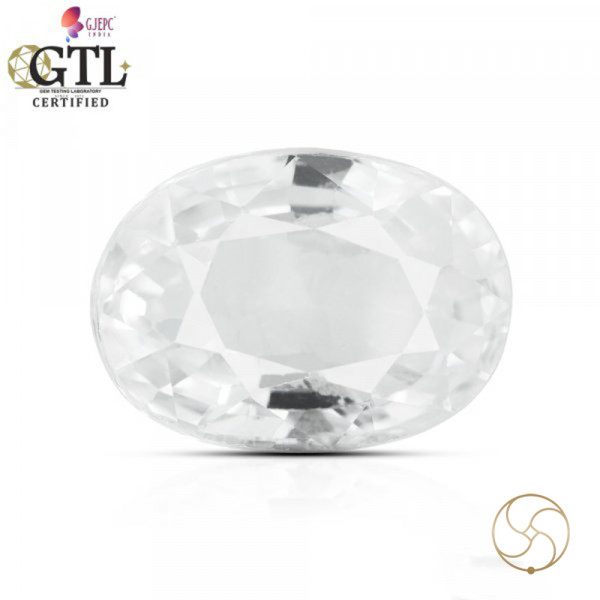 Image of 08.31 Carats Natural Zircon Gemstone With Silver Ring Or Pendant - प्राकृतिक जरकन