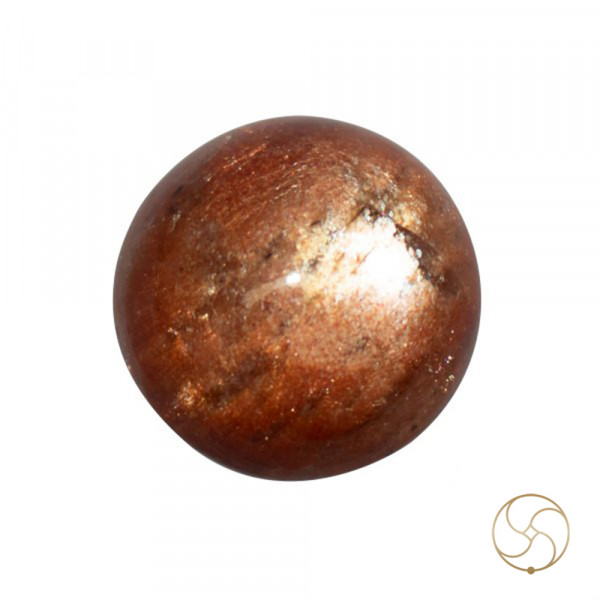 Image of 40.85 Carat Natural Sun Stone With Ring Or Pendant - प्राकर्तिक सूर्येकान्त स्टोन