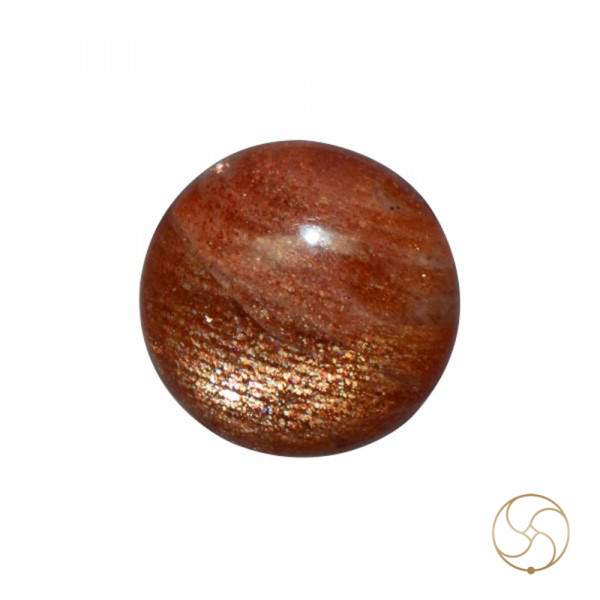 Image of 39.70 Carat Natural Sun Stone With Ring Or Pendant - प्राकर्तिक सूर्येकान्त स्टोन