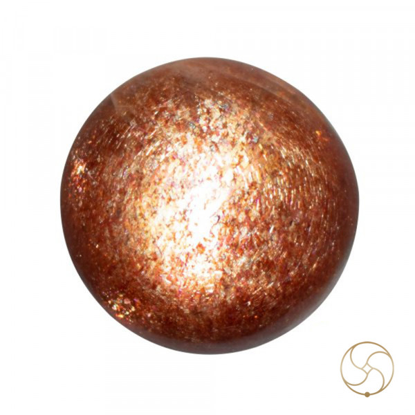 Image of 32.65 Carat Natural Sun Stone With Ring Or Pendant - प्राकर्तिक सूर्येकान्त स्टोन