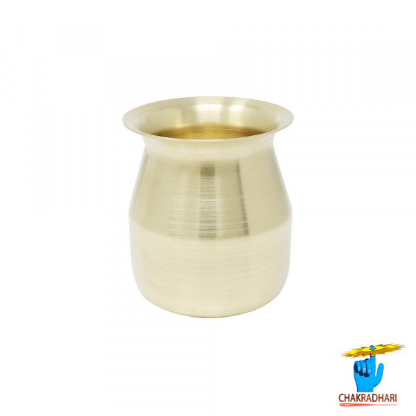 Image of 100ml Ritika Brass Vakrika Lota (70gm)- रितिका पीतल वक्रिका लोटा