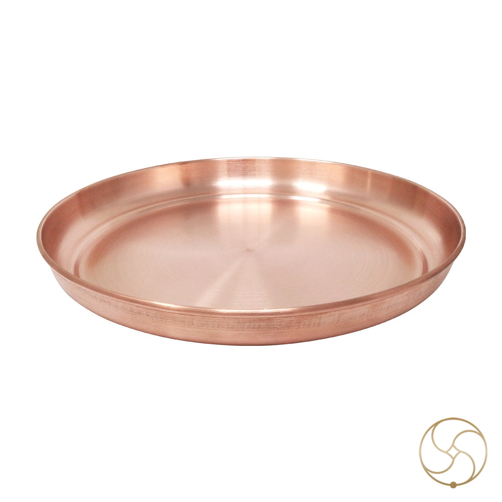 999  Nepaliya Copper Pooja Thali 500gm -    