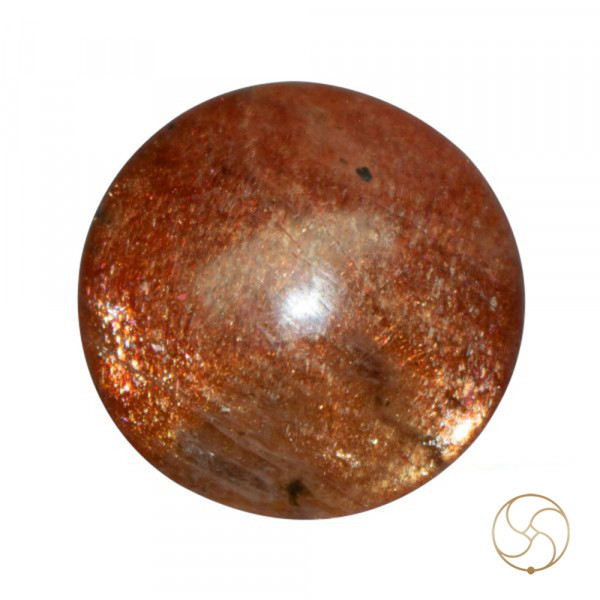 Image of 32.60 Carat Natural Sun Stone With Ring Or Pendant - प्राकर्तिक सूर्येकान्त स्टोन