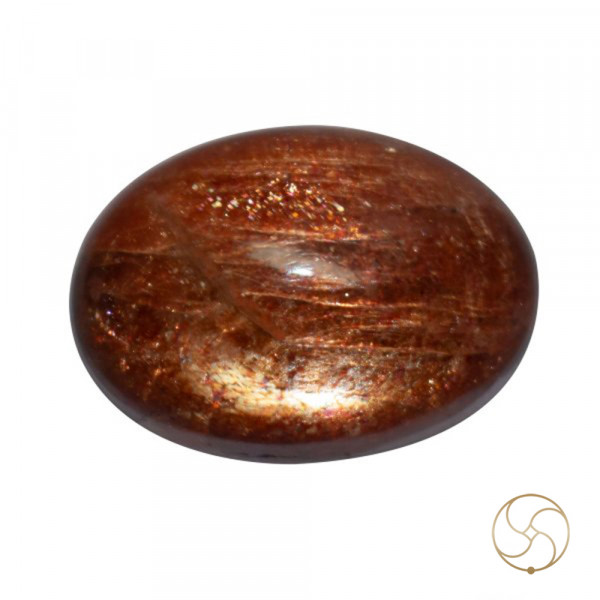 Image of 28 Carat Natural Sun Stone With Ring Or Pendant - प्राकर्तिक सूर्येकान्त स्टोन