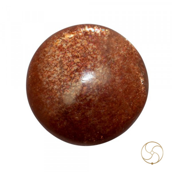 Image of 24.10 Carat Natural Sun Stone With Ring Or Pendant - प्राकर्तिक सूर्येकान्त स्टोन