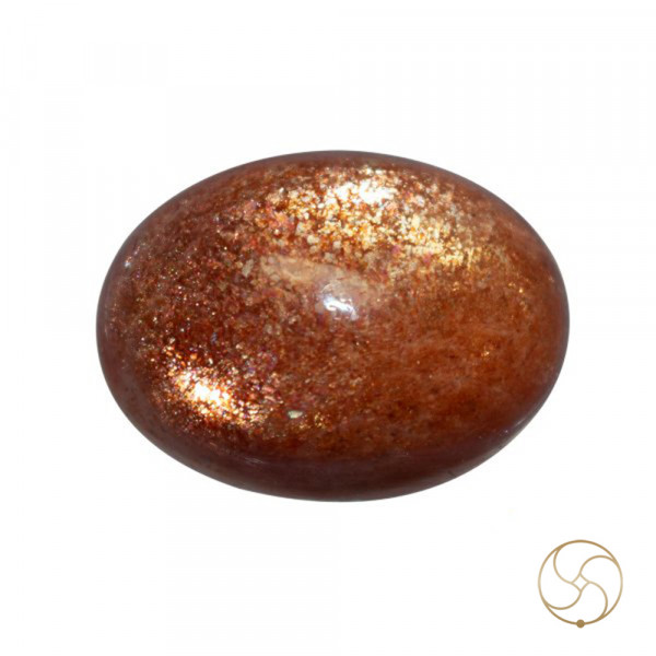 Image of 21.20 Carat Natural Sun Stone With Ring Or Pendant - प्राकर्तिक सूर्येकान्त स्टोन