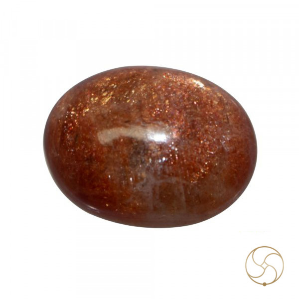 Image of 19.85 Carat Natural Sun Stone With Ring Or Pendant - प्राकर्तिक सूर्येकान्त स्टोन