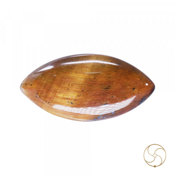 Image of 9.4 Carat Tiger Eye Gemstone With Ring or Pendant -टाइगर ऑय